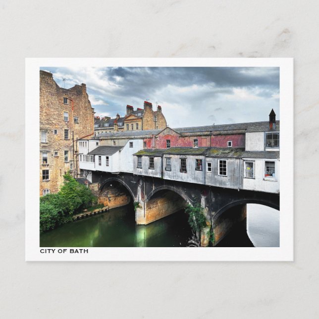 Carte Postale Poste de la ville de Bath, Royaume-Uni (Devant)