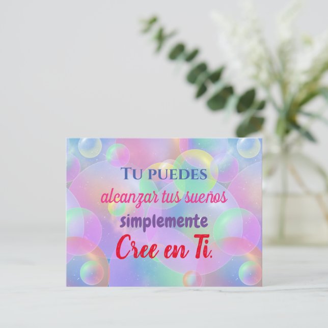 Carte Postale Poste de Tarjeta - Cris en Ti (Debout devant)