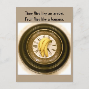 Carte postale, poste, horloge