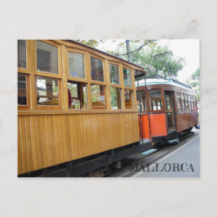Carte Postale poste tren de Soller en Mallorca