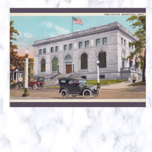 Carte Postale Poste vintage Mansfield Ohio