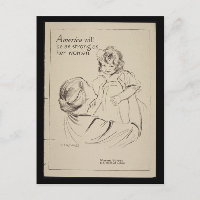 Carte Postale Poster America_will_be_as_Propagande (Devant)