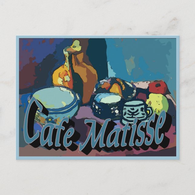 Carte Postale Poster Cafe Matisse (Devant)