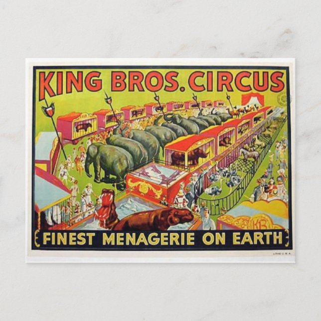 Carte postale Poster Circus (Devant)