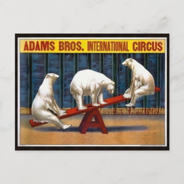 Carte postale Poster Circus (Devant)