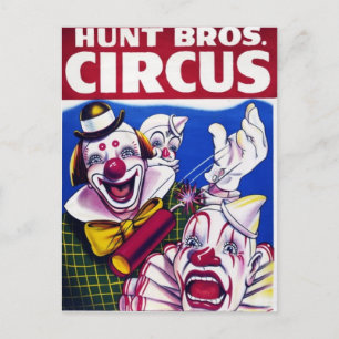 Carte postale Poster Circus vintage