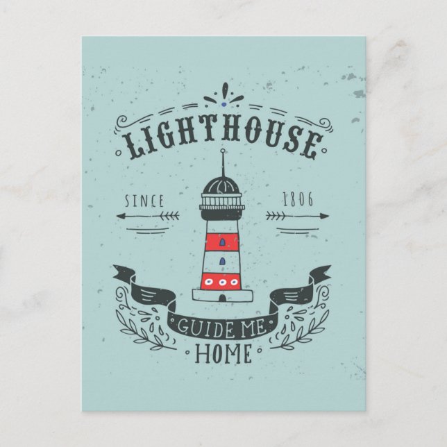 Carte Postale Poster d'accueil du Guide du phare (Devant)