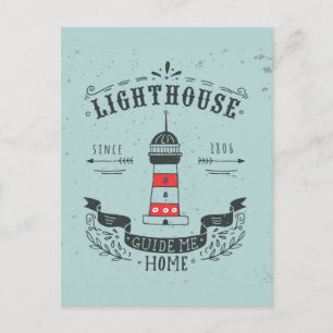 Carte Postale Poster d'accueil du Guide du phare