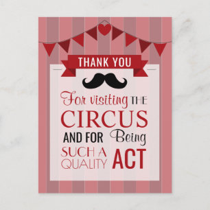 Carte Postale Poster d'affiche classique Cirque Anniversaire Mer