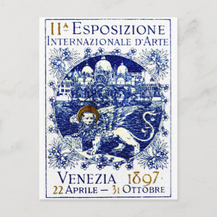 Carte Postale Poster d'art de Venise 1897