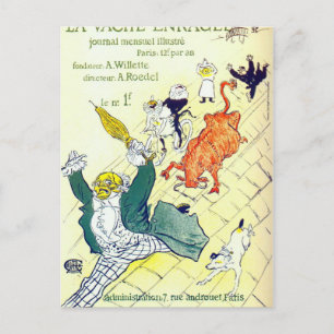 Carte Postale Poster d'art Toulouse Lautrec