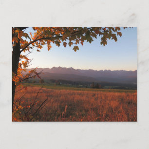 Carte Postale Poster d'automne Tatras lever du soleil