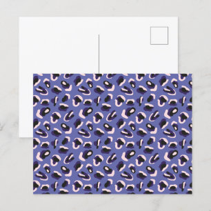 Carte Postale Poster de animal Abstrait pourpre