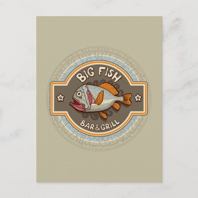 Carte Postale Poster de Big Fish Bar And Grill (Devant)