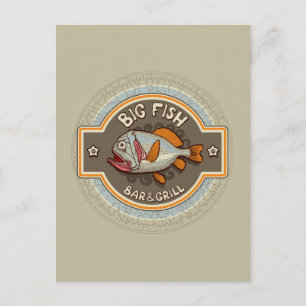 Carte Postale Poster de Big Fish Bar And Grill