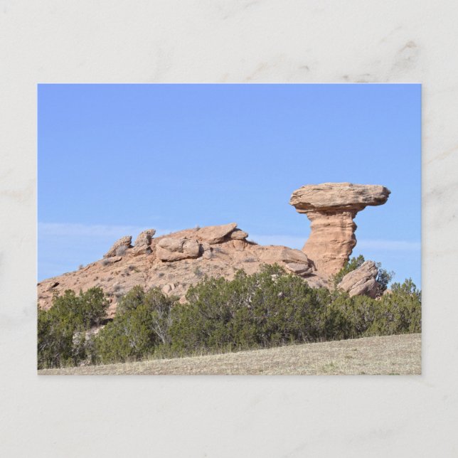Carte Postale Poster de Camel Rock, Nouveau-Mexique (Devant)