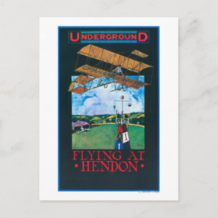 Carte Postale Poster de Grahame-White et de Plane au-dessus de l