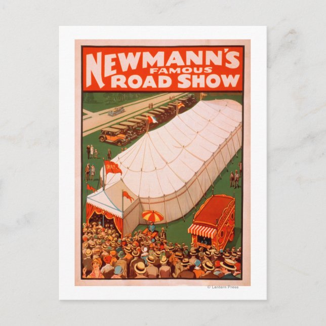 Carte Postale Poster de la célèbre tente magique de Newmann (Devant)
