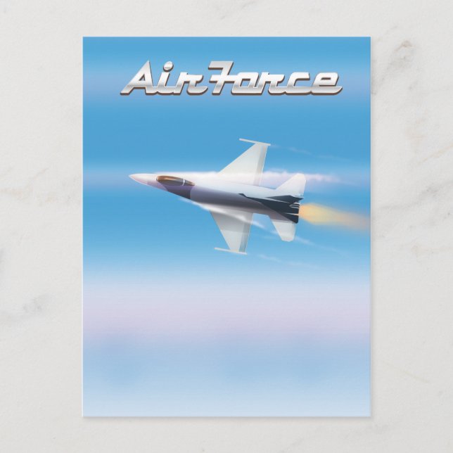 Carte Postale Poster de la Force aérienne (Devant)