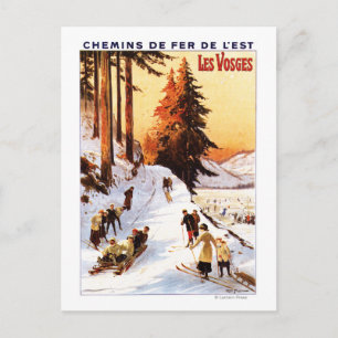 Carte Postale Poster de l'affiche de la Vosges