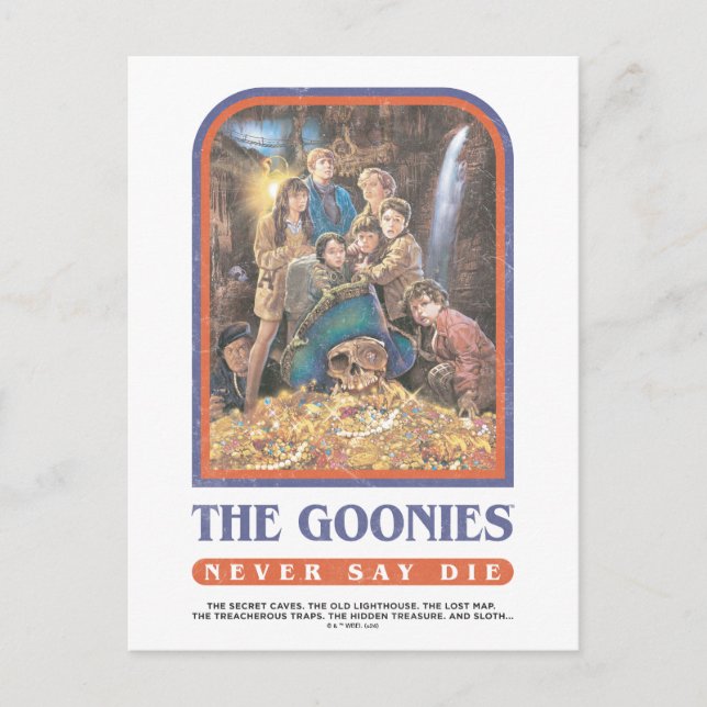 Carte Postale Poster de l'anniversaire du trésor des Goonies (Devant)