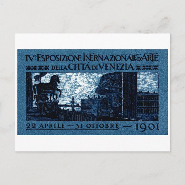 Carte Postale Poster de l'exposition d'art de Venise 1901 (Devant)