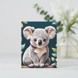 Carte Postale Poster de l'ours Cute Koala