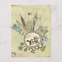 Poster de New York Doodle