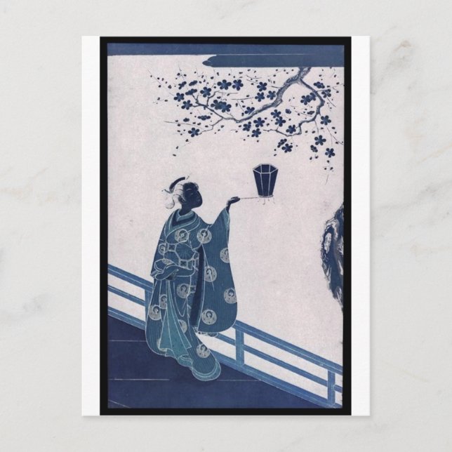 Carte Postale Poster de peinture japonaise c. fin des années 176 (Devant)