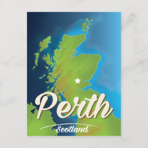 Carte Postale Poster de Perth Scotland Travel