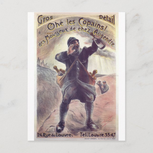 Carte Postale Poster de propagande Hey Lads (Devant)