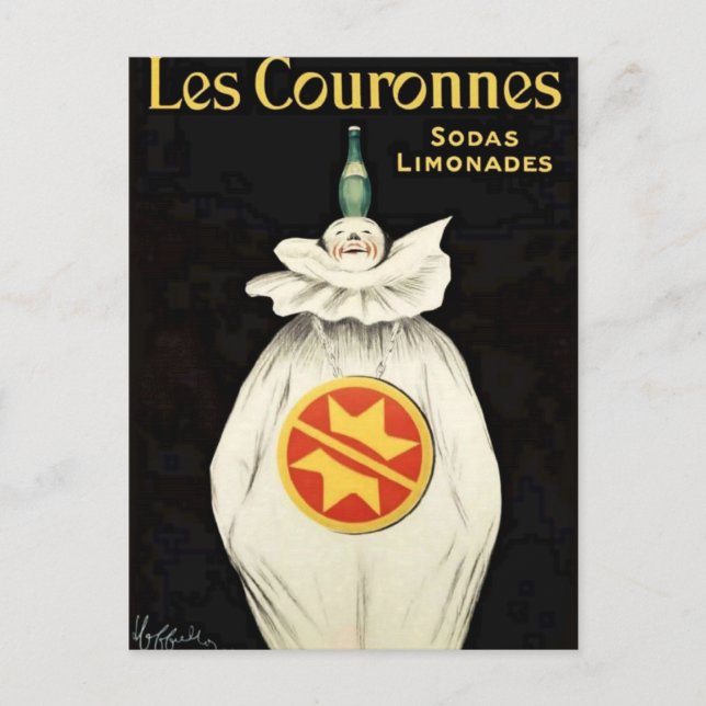 Carte Postale Poster de soda de Leonetto Cappiello (Devant)