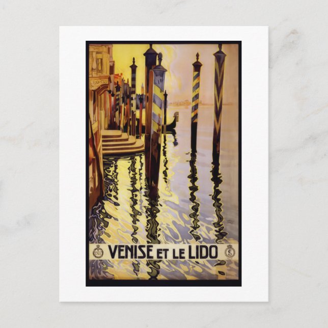 Carte Postale Poster de Venise Travel (Devant)