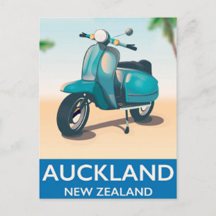 Carte Postale poster de voyage Auckland Nouvelle-Zélande