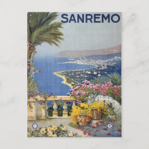 Carte Postale Poster de voyage Italie vintage