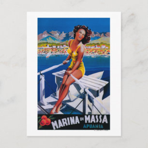 Carte Postale Poster de voyage Massa Marina