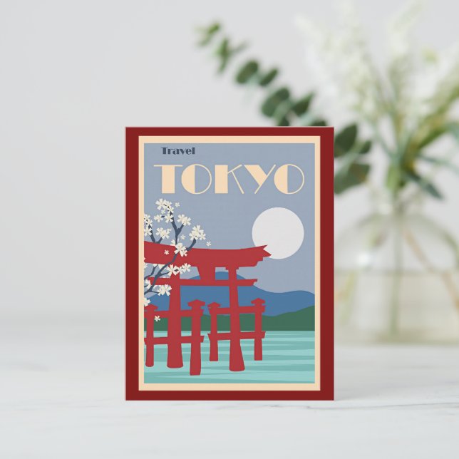 Carte Postale Poster de voyage Tokyo (Debout devant)