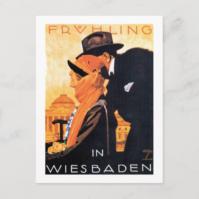 Carte Postale Poster de voyage Wiesbaden (Devant)