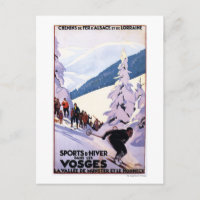 Poster des spectateurs regardant Skier