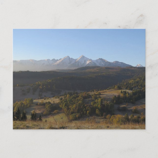 Carte Postale Poster des Tatras d'automne (Devant)