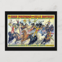 Poster du Circus Riders Théâtre Vintage