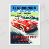 Poster du Grand Prix de France 1949