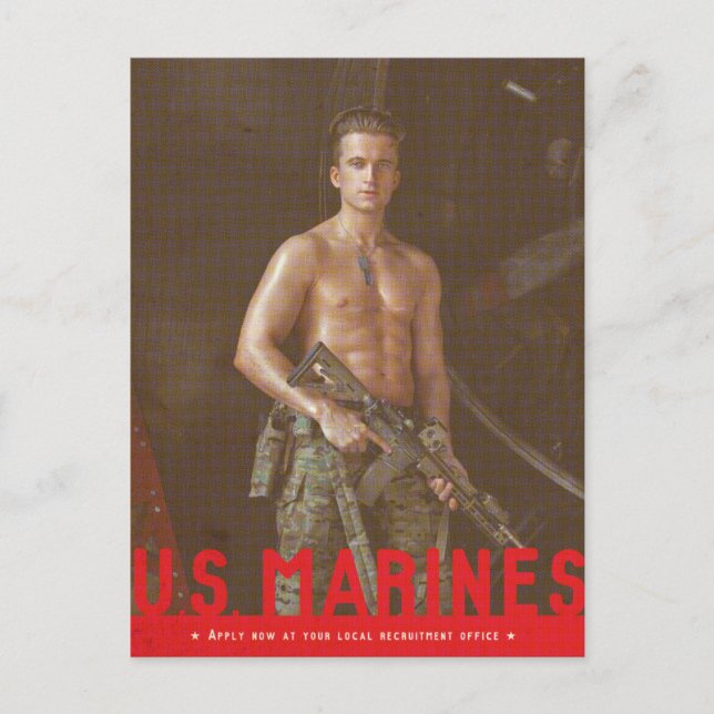 Carte Postale Poster du recrutement maritime aux États-Unis (Devant)