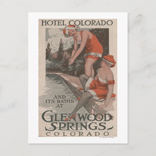 Carte Postale Poster Hotel Colorado & Bains (Devant)
