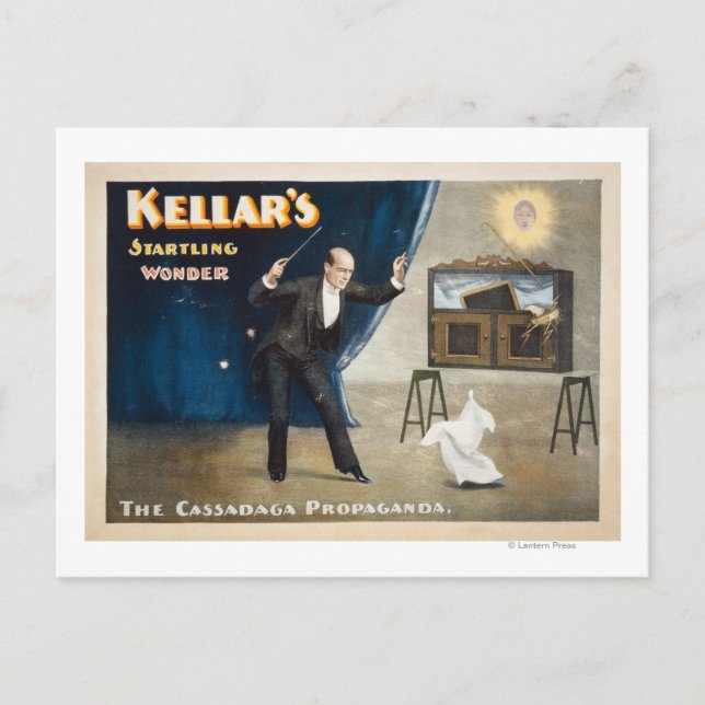 Carte Postale Poster magique de Kellar's Startling Wonder (Devant)