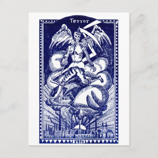 Carte Postale Poster néerlandais anti-guerre WWI (Devant)