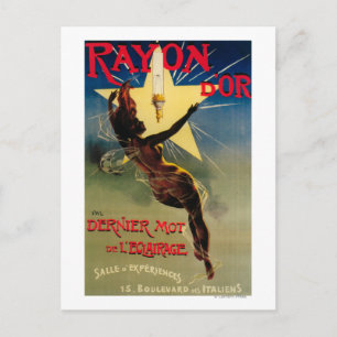 Carte Postale Poster promotionnel du restaurant Rayon D'Or