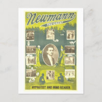 Poster publicitaire du magicien vintage : Newmann