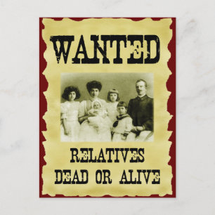 Carte Postale Poster Recherché