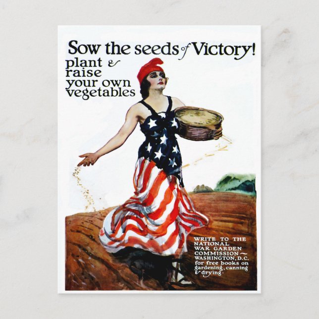 Carte Postale Poster sur les graines de la victoire (Devant)